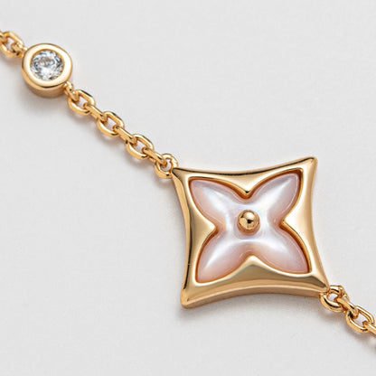 [Baslove]STAR 1 DIAMOND PINK GOLD BRACELET