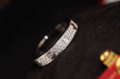 [Baslove]LOVE RING 3.6MM DIAMOND PAVED