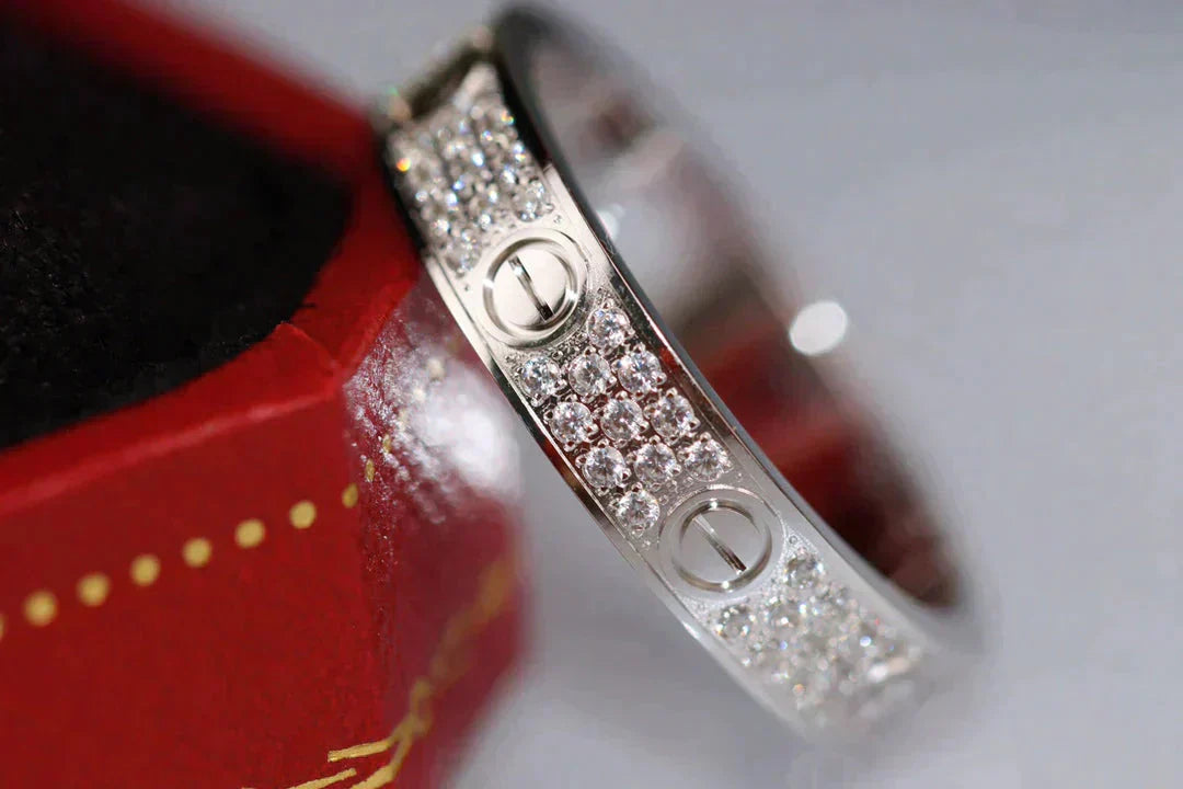 [Baslove]LOVE RING 3.6MM DIAMOND PAVED