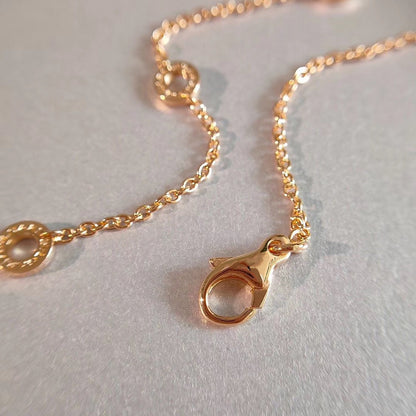 [Baslove]ZERO 1 NECKLACE PINK GOLD