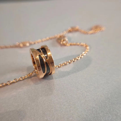 [Baslove]ZERO 1 NECKLACE PINK GOLD