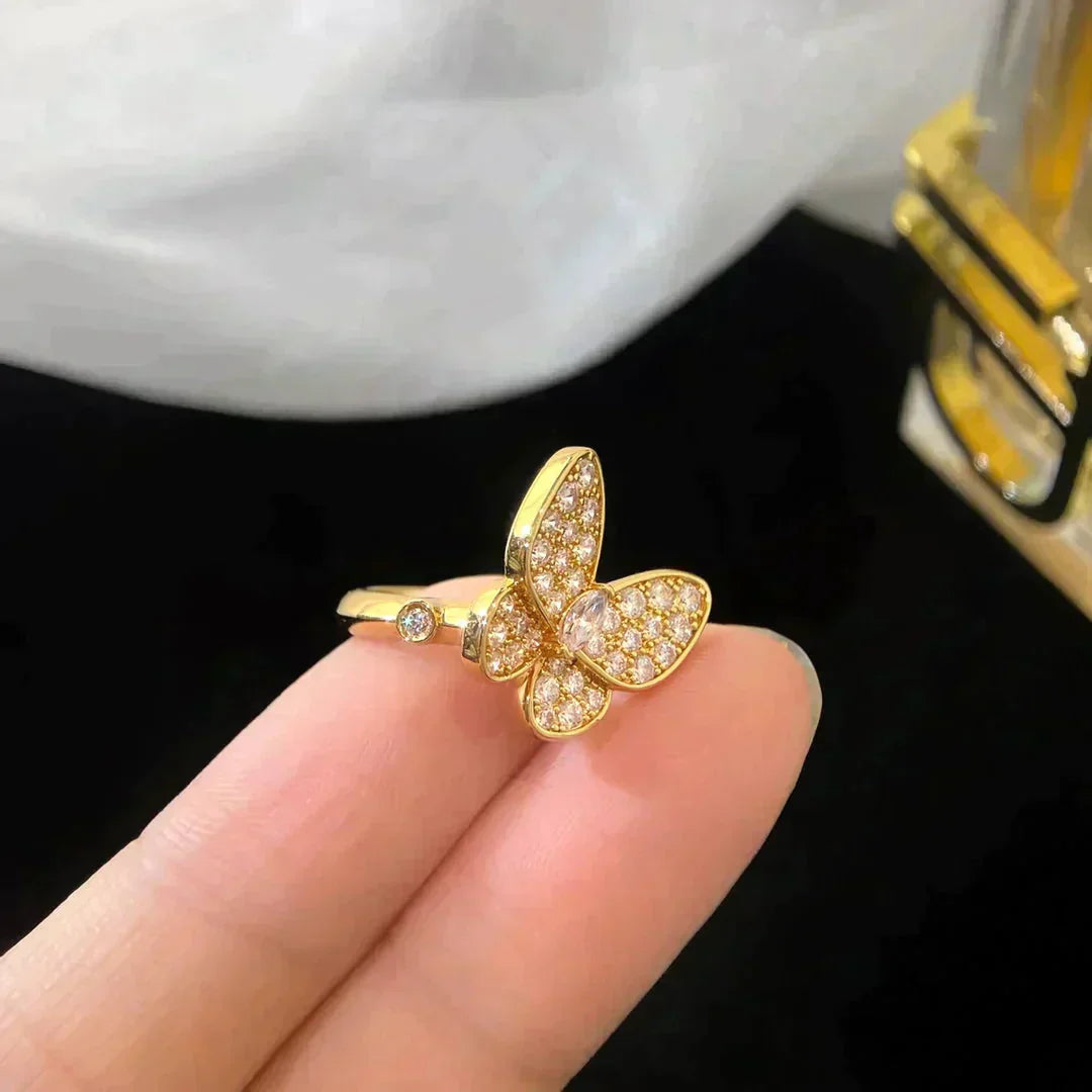 [Baslove]BUTTERFLY DIAMOND RING