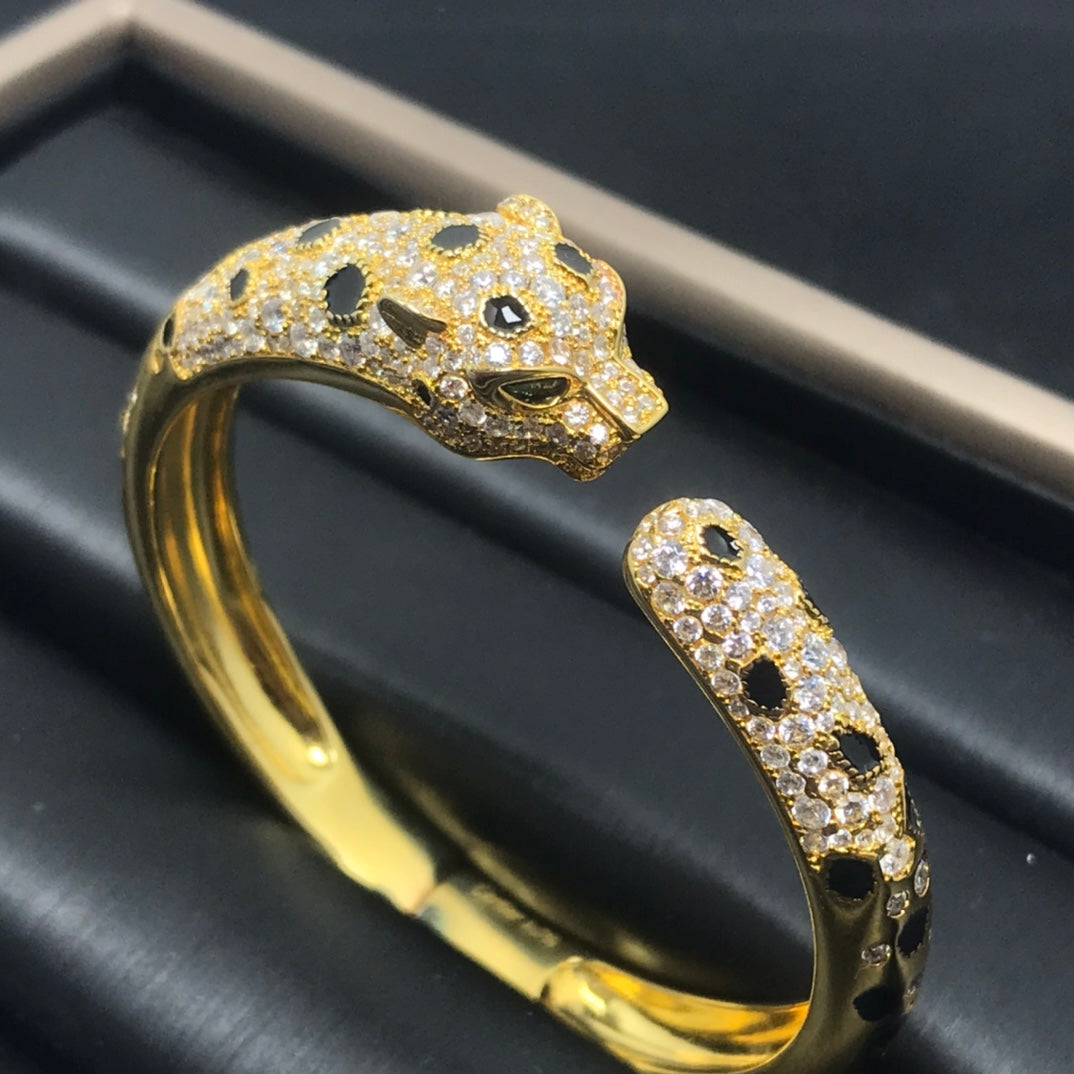 [Baslove]PANTHERE BIG BRACELET DIAMONDS