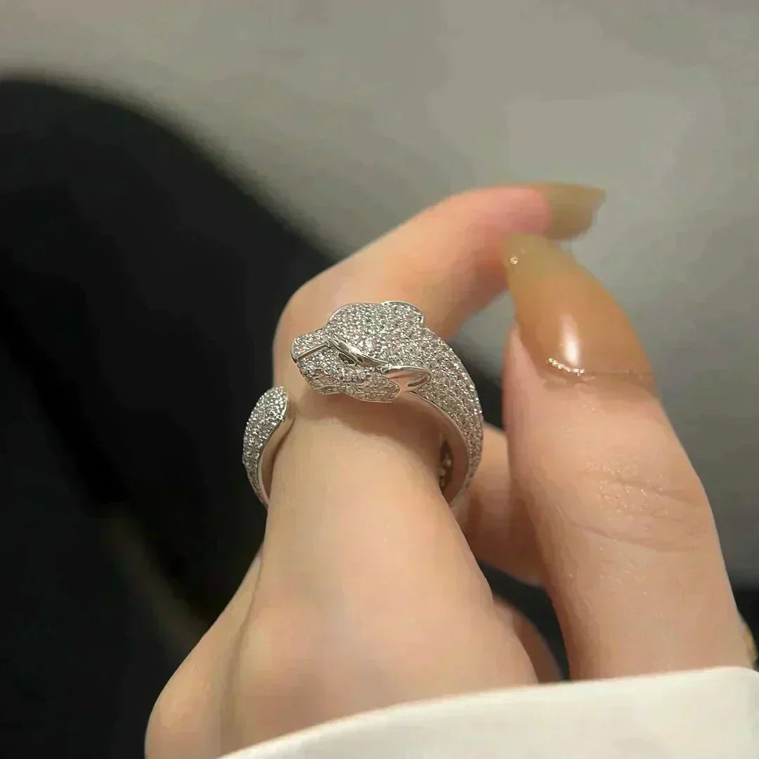 [baslovejewels]PANTHERE 5.5MM ALL DIAMOND RING