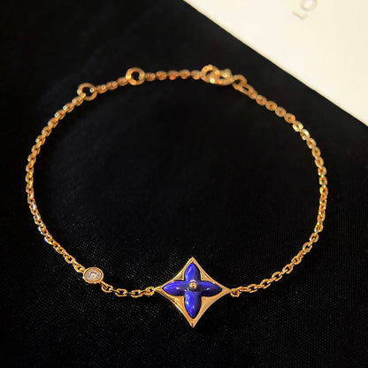 [Baslove]COLOR STAR PINK GOLD DIAMOND BRACELET