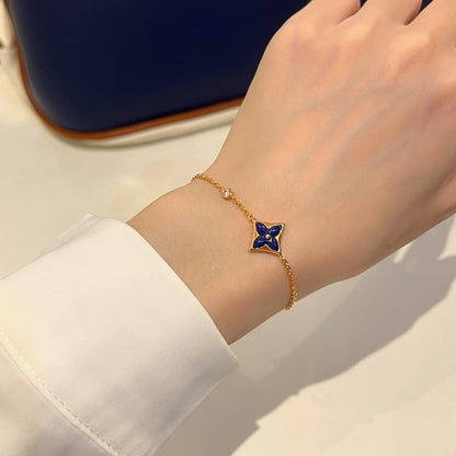 [Baslove]COLOR STAR PINK GOLD DIAMOND BRACELET