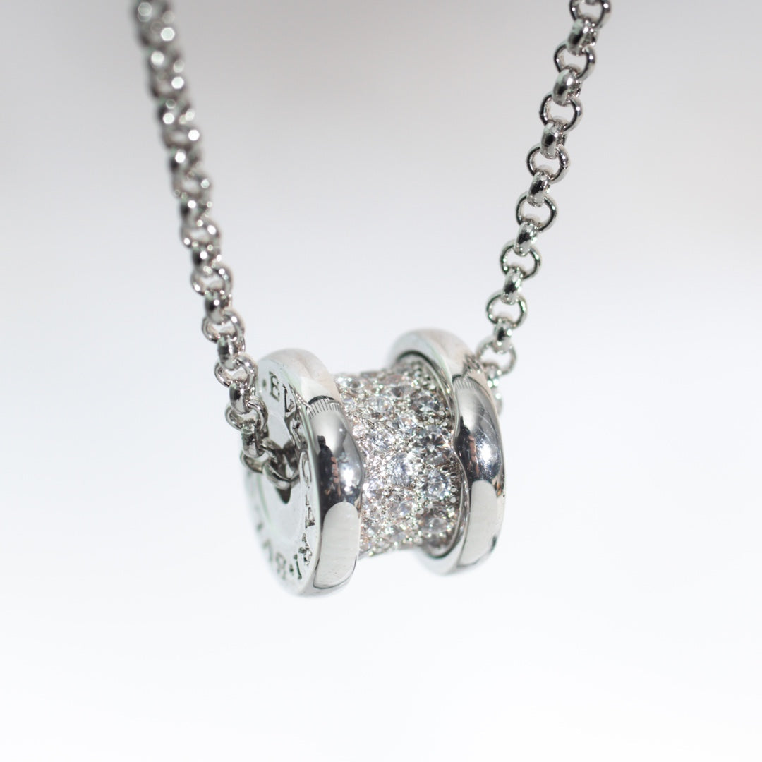 [Baslove]ZERO 1 SILVER DIAMOND NECKLACE