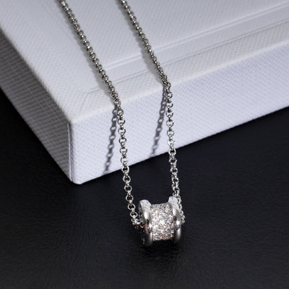 [Baslove]ZERO 1 SILVER DIAMOND NECKLACE