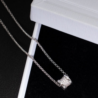 [Baslove]ZERO 1 SILVER DIAMOND NECKLACE