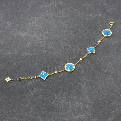 [Baslove]STAR AND SUN TURQUOISE 4 MOTIFS 3 DIAMONDS