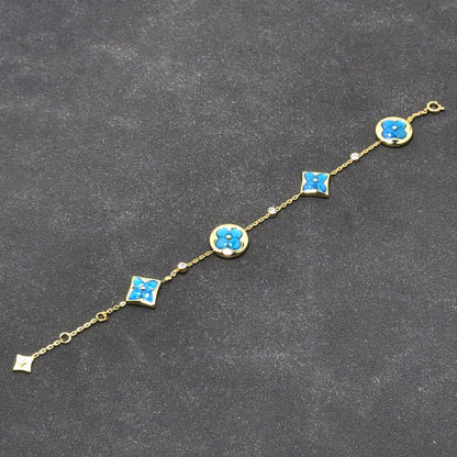 [Baslove]STAR AND SUN TURQUOISE 4 MOTIFS 3 DIAMONDS