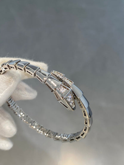 [Baslove]SERPENTI BRACELET DIAMONDS SILVER