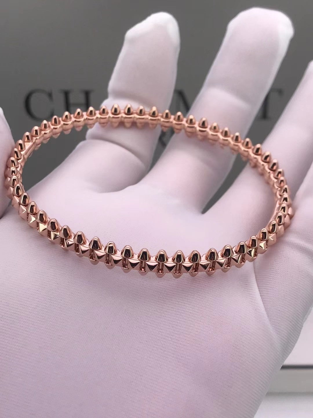 [Baslove]CLASH PINK GOLD BRACELET