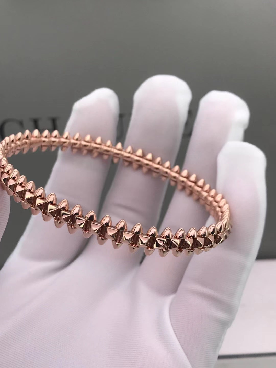 [Baslove]CLASH PINK GOLD BRACELET