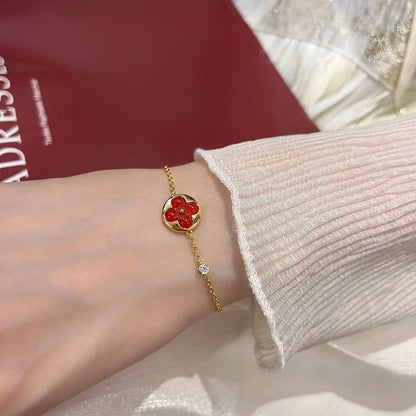 [Baslove]SUN PEDANT CARNELIAN BRACELET