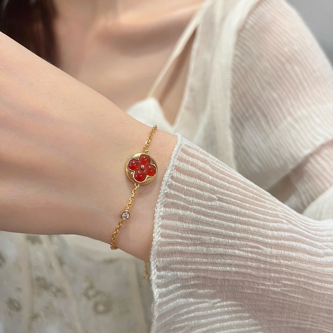 [Baslove]SUN PEDANT CARNELIAN BRACELET