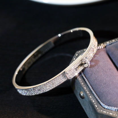 [Baslove]KELLY BRACELET DIAMOND PAVED