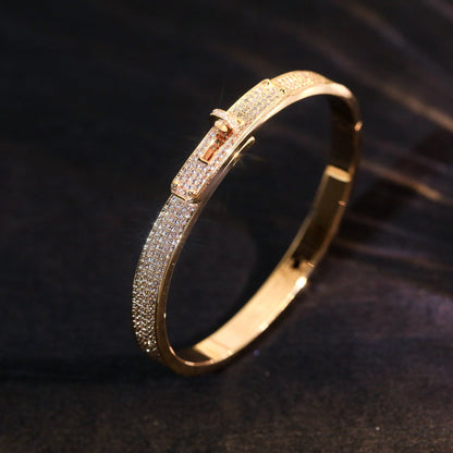 [Baslove]KELLY BRACELET DIAMOND PAVED