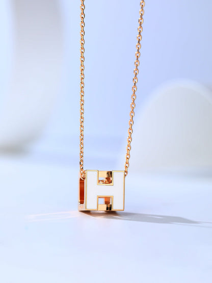 [Baslove]HM CAGE PINK GOLD NECKLACE