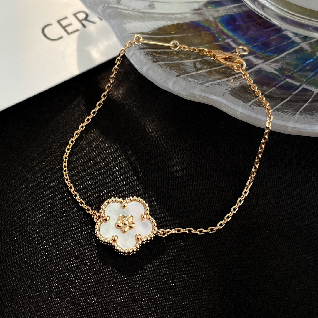[basloveJW]LUCKY SPRING ROSÉGOLD-MOP-ARMBAND