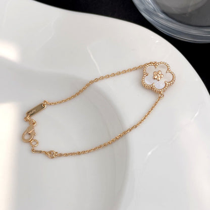 [Baslove]LUCKY SPRING ROSE GOLD MOP BRACELET