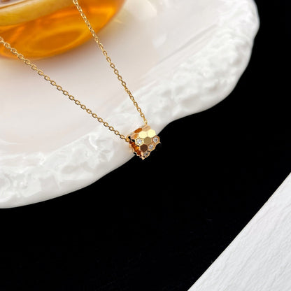 [Baslove]BEE MINI PEDANT DIAMOND NECKLACE