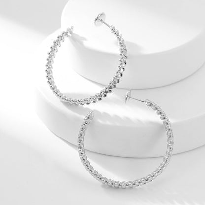 [AURORA]CLASH HOOP LARGE EARRINGS