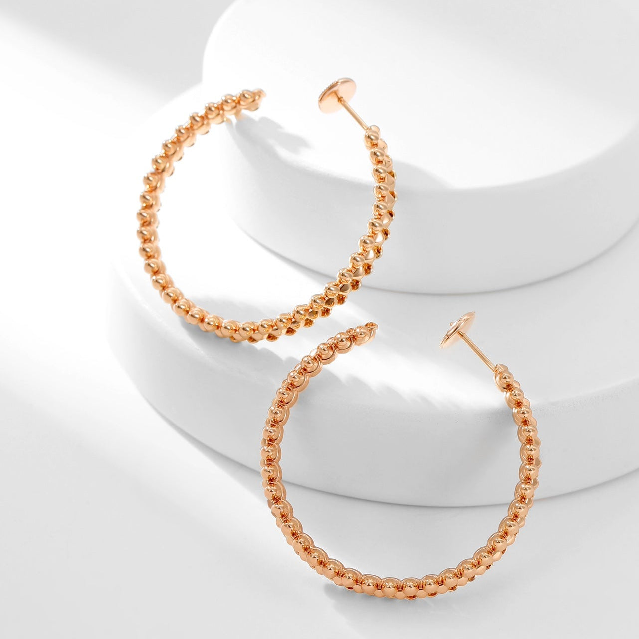 [AURORA]CLASH HOOP LARGE EARRINGS