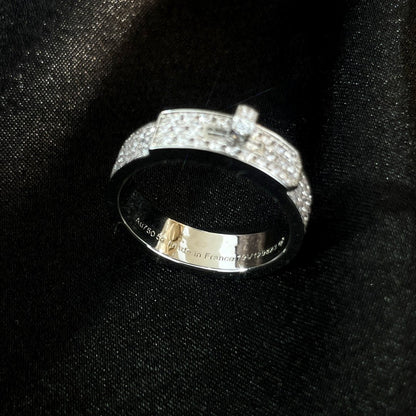 [Baslove]KELLY SILVER DIAMOND RING