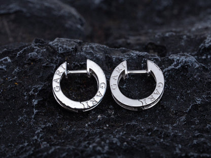 [Baslove]ZERO 1 MINI SILVER DIAMOND EARRINGS