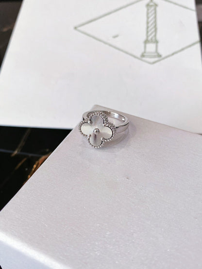 [Baslove]CLOVER SILVER RING