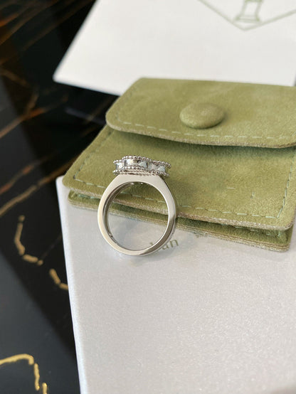 [Baslove]CLOVER SILVER RING