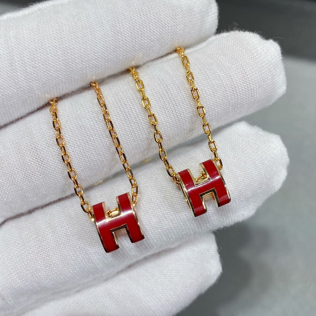 [Baslove]MINI POP H NECKLACE