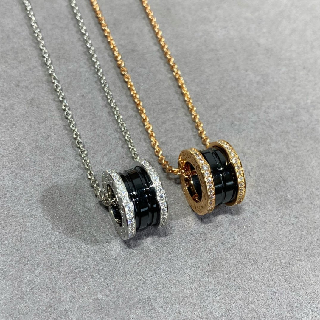 [Baslove]ZERO 1 DIAMOND CERAMIC NECKLACE