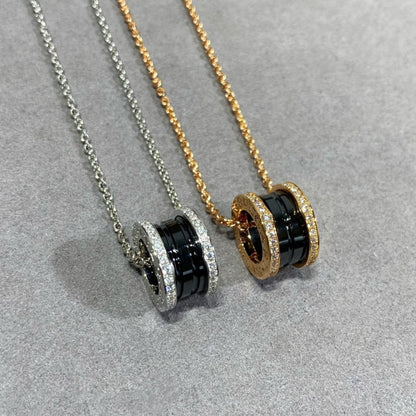 [Baslove]ZERO 1 DIAMOND CERAMIC NECKLACE