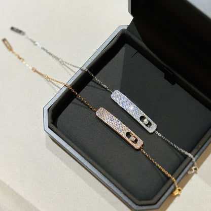 [AURORA]MOVE CLASSIQUE DIAMOND PAVED BRACELET
