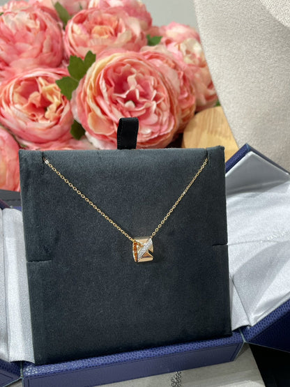 [Baslove]LIENS EVIDENCE DIAMOND NECKLACE