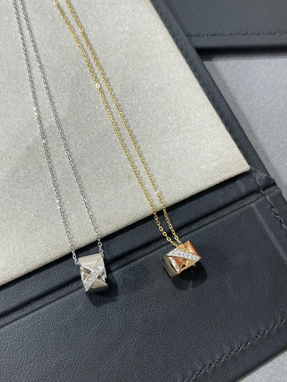 [Baslove]LIENS EVIDENCE DIAMOND NECKLACE