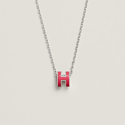 [Baslove]H NECKLACE PINK