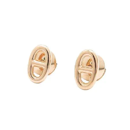 [Baslove]CHAINE SMALL EARRINGS GOLD AND SILVER