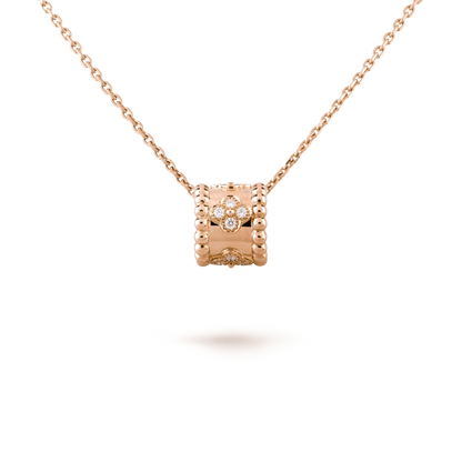 [Baslove]PERLEE PEDANT NECKLACE GOLD / ROSE GOLD