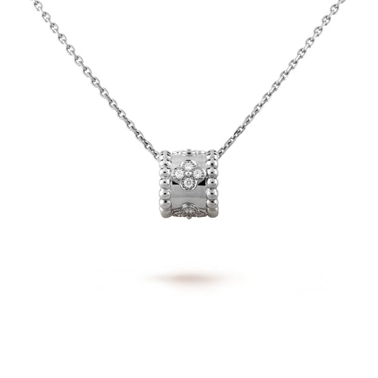 [Baslove]PERLEE PEDANT SIVLER DIAMOND NECKLACE