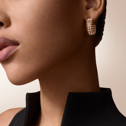 [AURORA]CLASH 9.2MM DOUBLE ROW EARRINGS