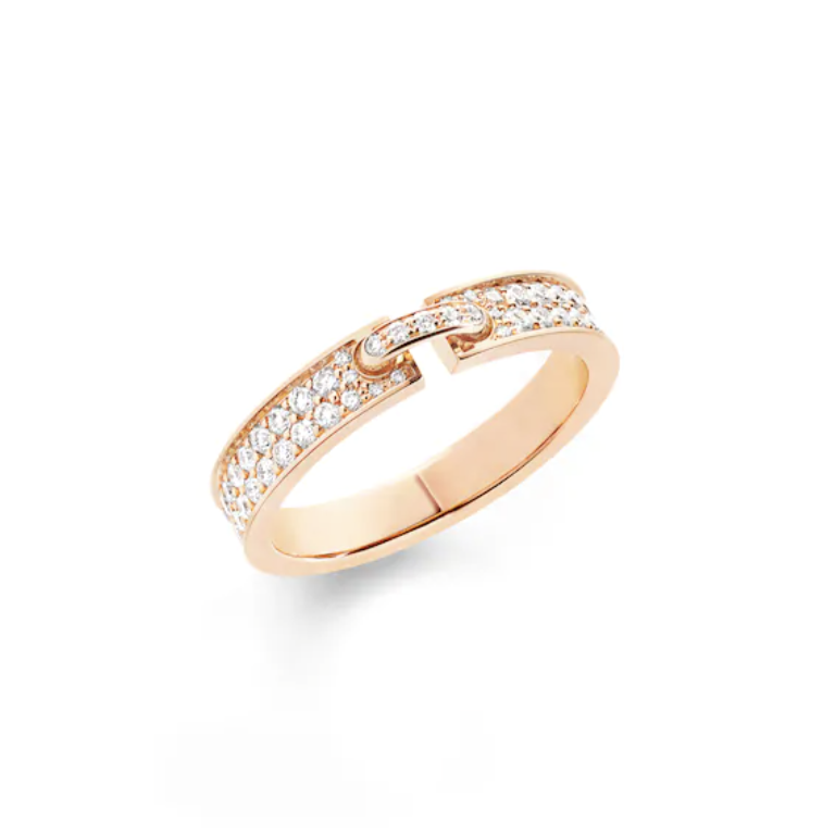 [Baslove]ALLIANCE LIENS VIDENCE PAVED DIAMOND 4MM RING