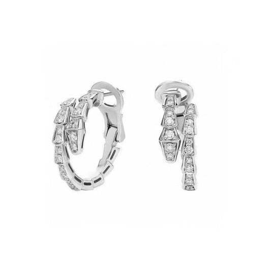 [AURORA]SERPENTI EARRINGS FULL DIAMOND
