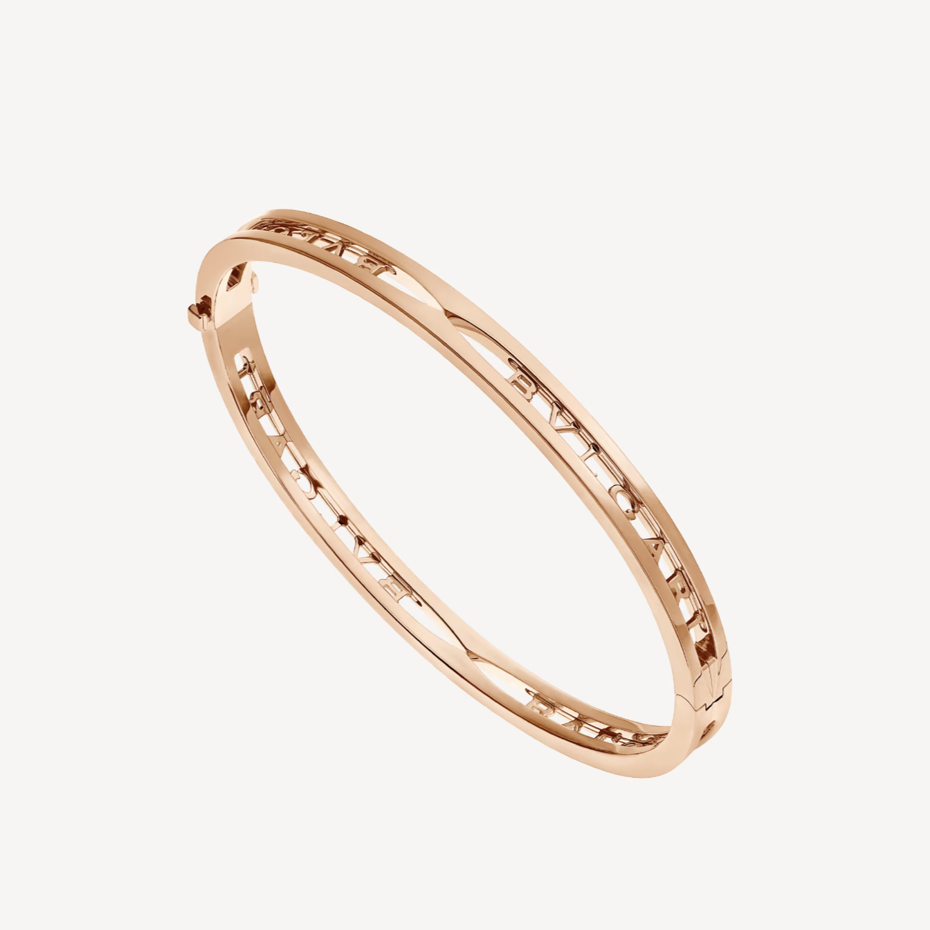 [Baslove]ZERO 1 SPIRAL LOGO PINK GOLD BRACELET