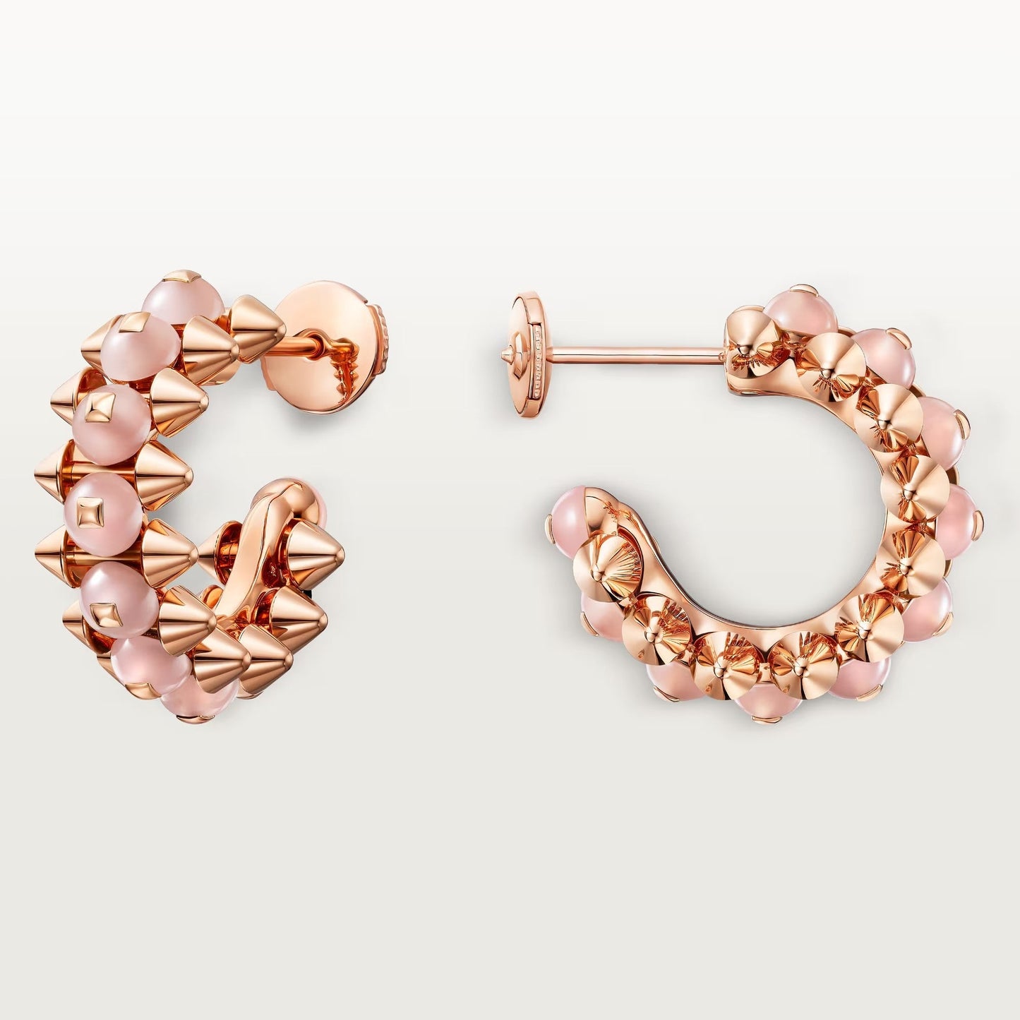 [AURORA]CLASH 7.9MM AGATE CHALCEDONY EARRINGS