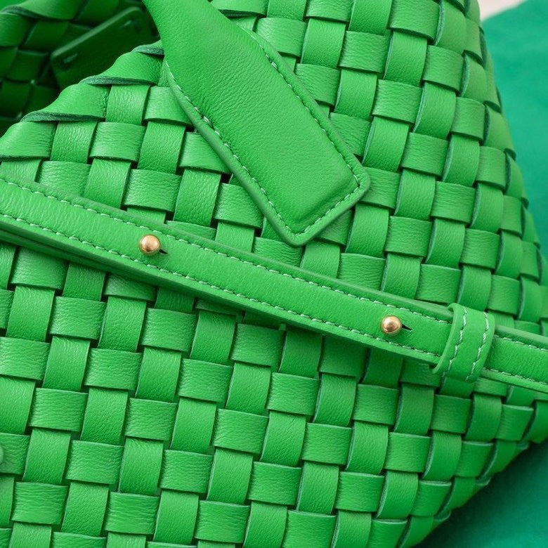 Mini Cabat 20cm Dark Green Lambskin Ghw