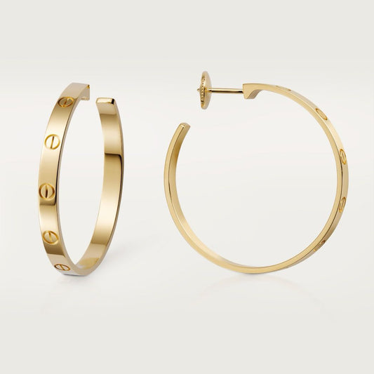 [Baslove]LOVE EARRINGS GOLD