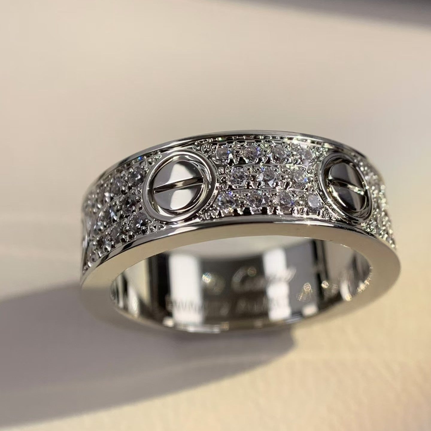 [baslovejewels]LOVE RING 5.5MM DIAMONDS PAVED